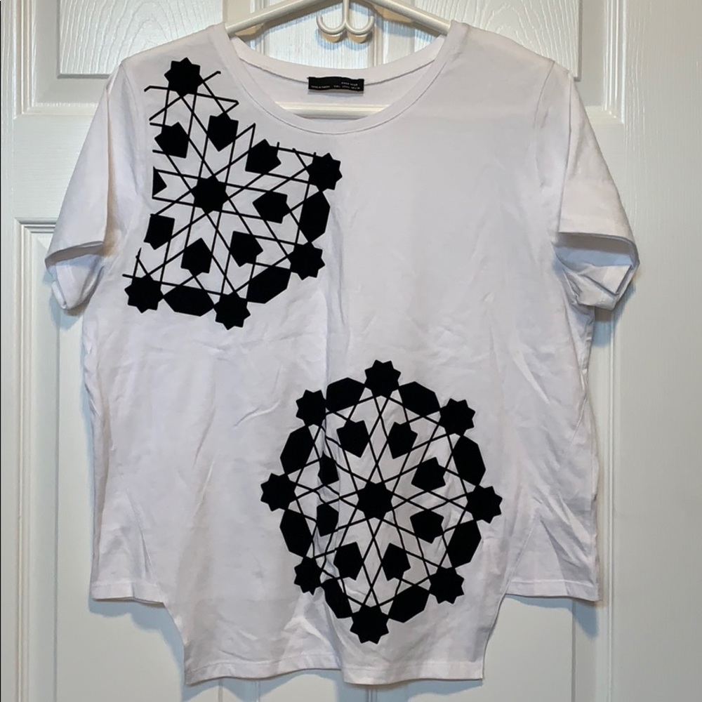 Zara asymmetrical tshirt